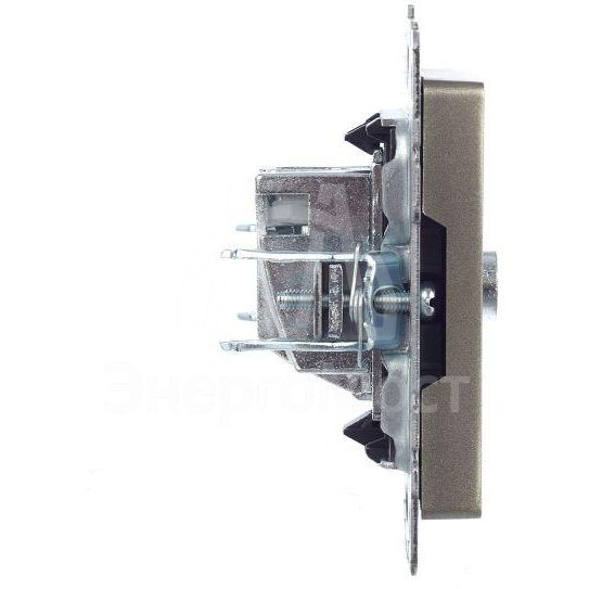 Розетка телевизионная оконечная TV СП Brite РТВ11-0-БрШ шампань IEK BR-A10-O-K37