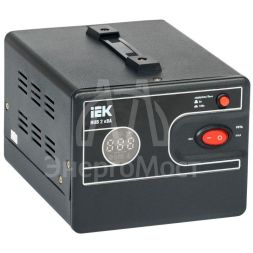 Стабилизатор напряжения 1ф 2кВА HUB переносной IEK IVS21-1-002-13