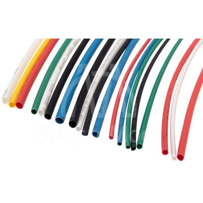 Набор трубок термоусадочных тонкостен. №4 (РЫБОЛОВ) разноцвет. Rexant 29-0104