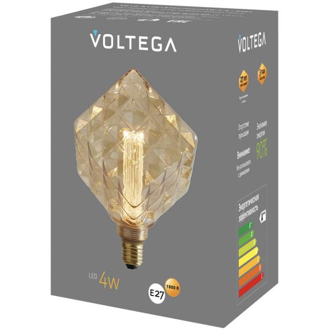 Лампа светодиодная филаментная Loft 271 S170197 1х4Вт 1800К E27 Voltega 8563