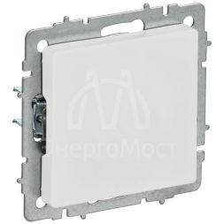 Заглушка BRITE МЗ10-БрАБ с суппортом механизм арктич. бел. IEK BR-PL10-K91