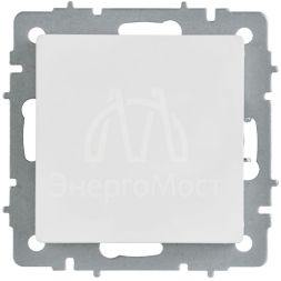 Заглушка BRITE МЗ10-БрАБ с суппортом механизм арктич. бел. IEK BR-PL10-K91