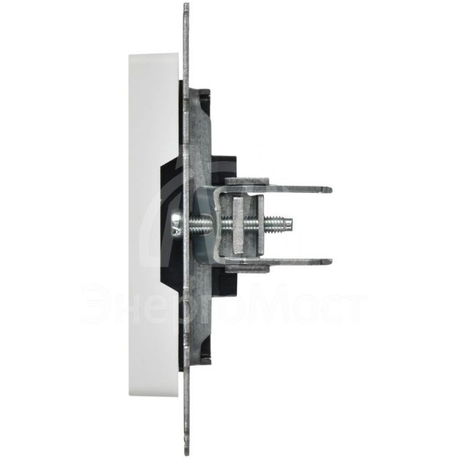 Заглушка BRITE МЗ10-БрАБ с суппортом механизм арктич. бел. IEK BR-PL10-K91