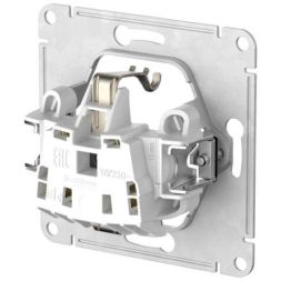 Розетка AtlasDesign 16А с заземл. защ. шторки быстрозажим. клем. в сборе бел. SE ATN000144S