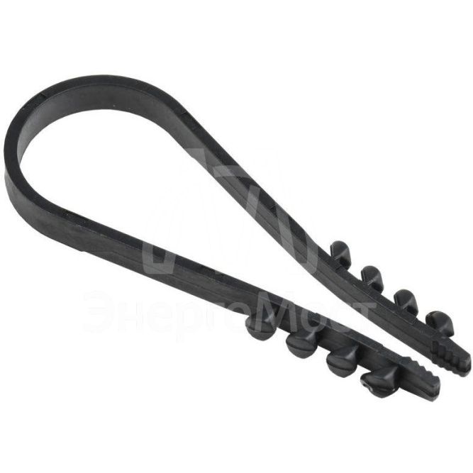 Дюбель-хомут 19-25мм нейлон черн. (уп.100шт) IEK UHH36-19-25-100