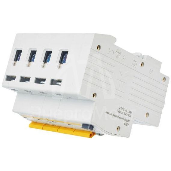 Выключатель автоматический дифференциального тока 4п C 50А 30мА тип AC 4.5кА АД-14 IEK MAD10-4-050-C-030