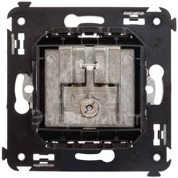 Розетка телевизионная TV/FM/SAT СП Avanti &amp;quot;Черный матовый&amp;quot; DKC 4412533