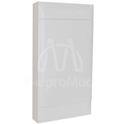 Щиток пластиковый навесной Practibox S 4х12 бел. дверь Leg 135604
