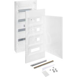 Щиток пластиковый навесной Practibox S 4х12 бел. дверь Leg 135604