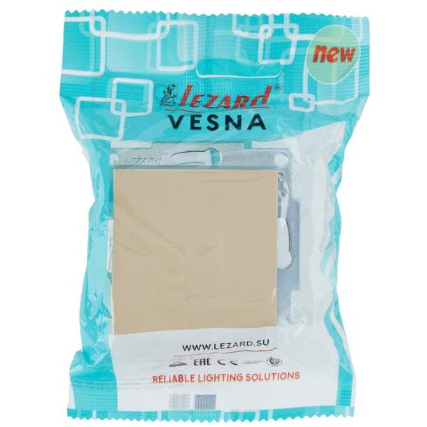 Выключатель VESNA зол. LEZARD 742-3688-100
