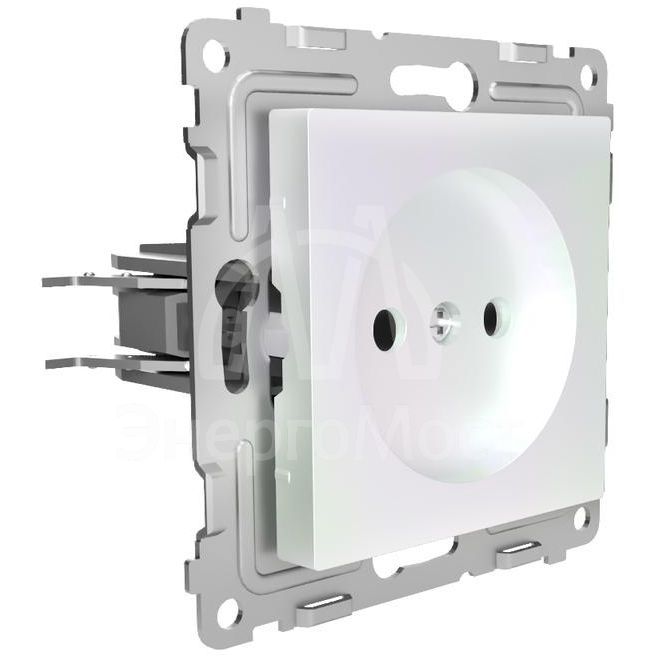 Розетка 1-м СП Pixel 16А IP20 без заземл. защ. шторки механизм перламутр. TOKOV ELECTRIC TKE-PX-R1SF-C04