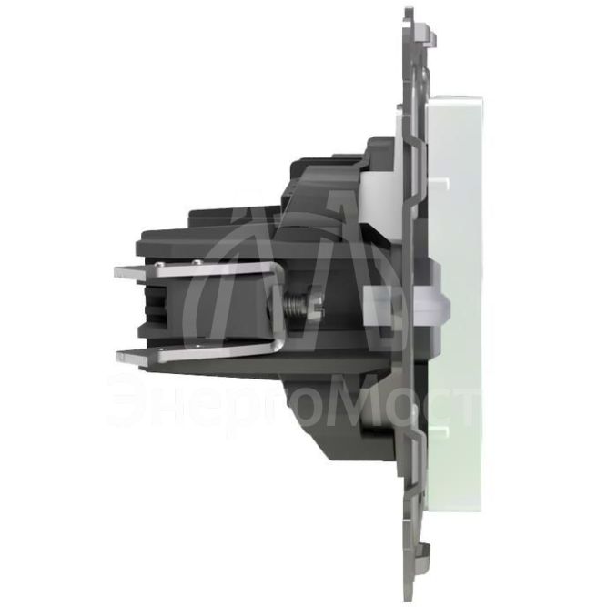 Розетка 1-м СП Pixel 16А IP20 без заземл. защ. шторки механизм перламутр. TOKOV ELECTRIC TKE-PX-R1SF-C04