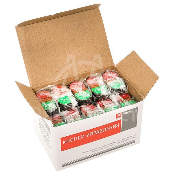 Кнопка АРВВ-22N &amp;quot;Пуск-стоп&amp;quot; овал. 220В NO+NC EKF pbn-apbb-o