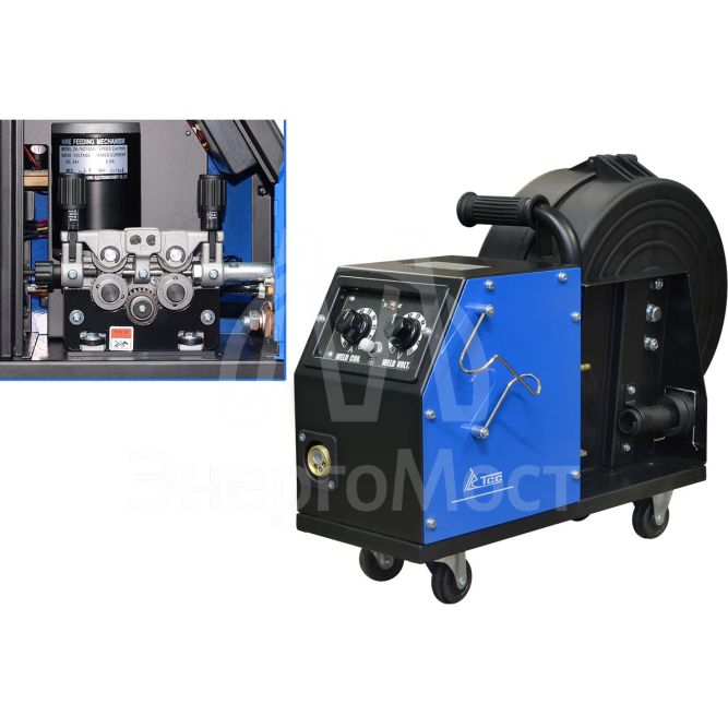 Закрытый подающий механизм, 4 ролика для PRO MIG/MMA-400/500F / wire feeder