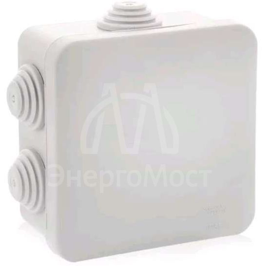 Коробка распределительная ОП 70х70х40мм 7 вводов IP55 бел. Ruvinil 67030Б