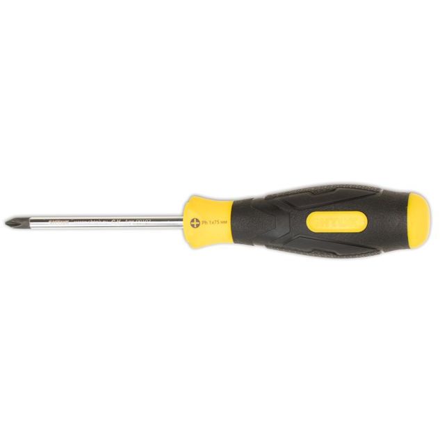 Отвертка РН 1х75мм (09107) SHTOK 376324