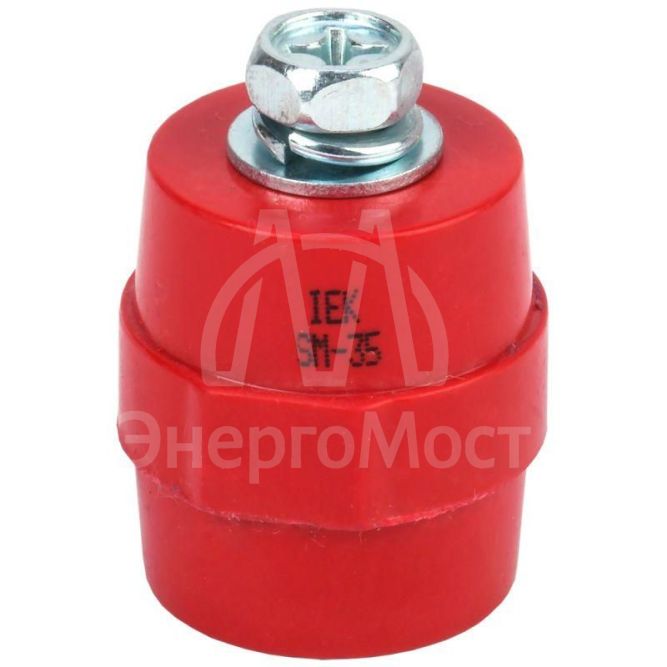Изолятор SM35 (М8) силовой с болтом IEK YIS11-35-10-B