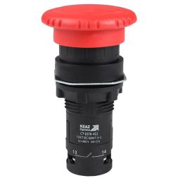 Кнопка аварийного останова OptiSignal Compact D22 С7-ESTR-411 красн. 1НО+1НЗ XB7ES545P КЭАЗ 362131