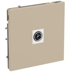 Розетка телевизионная одиночная TV KANT ванильн. марципан DKC 7015503