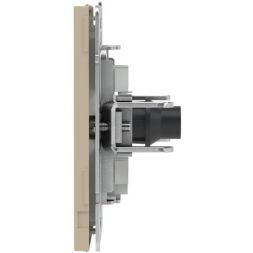 Розетка телевизионная одиночная TV KANT ванильн. марципан DKC 7015503