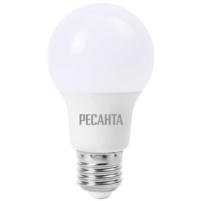 Лампа светодиодная РЕСАНТА LL-R-A60-9W-230-3K-E27