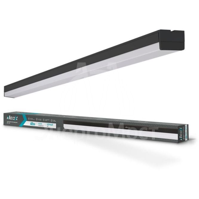 Светильник светодиодный ДБО-LINE 48Вт 6500К IP40 4800лм 100лм/Вт 230В черн. NEOX 4690612037769