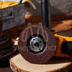 Круг лепестковый торцевой P120 125х22.2мм Kranz KR-90-0017