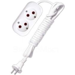 Удлинитель 2х3м без заземл. 6А IP20 У6-011 ШВВП 2х0.75 UNIVersal 9631912