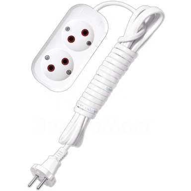 Удлинитель 2х3м без заземл. 6А IP20 У6-011 ШВВП 2х0.75 UNIVersal 9631912