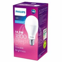 Лампа светодиодная LEDBulb 14.5W E27 6500К 230В A67 Philips 929002003949