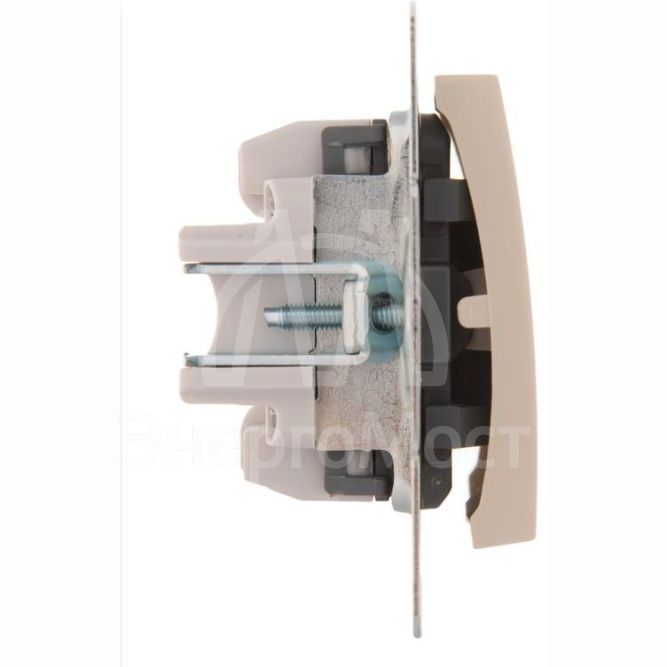 Механизм выключателя 2-кл. 1п СП Karina 10А IP20 крем. LEZARD 707-0388-101