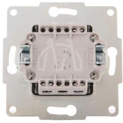 Механизм выключателя 2-кл. 1п СП Karina 10А IP20 крем. LEZARD 707-0388-101