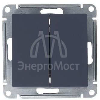 Механизм выключателя 2-кл. СП AtlasDesign 10А IP20 (сх. 5) 10AX грифель SchE ATN000751