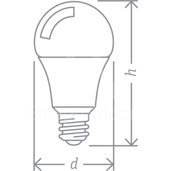 Лампа светодиодная 61 473 NLL-A60-7-12/24-4K-E27 (низковольтная) Navigator 61473
