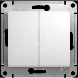 Механизм выключателя 2-кл. СП Glossa 10А IP20 (сх. 5) 10AX бел. SchE GSL000151
