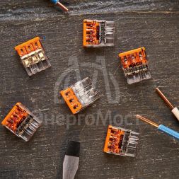 Клемма 3-х проводная для распред. короб. (без п) 2273-203 (уп.6шт) WAGO 07-5132-06