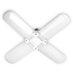 Лампа светодиодная PPG T95-4p AGRO 36Вт FR E27 4 лепестка с поворотом 90град. для растений красн.650нм/син.450нм JazzWay 5043350