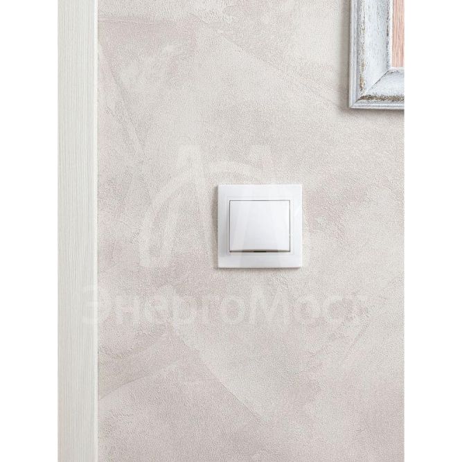 Выключатель 1-кл. СП Кварта 10А IP20 ВС10-1-0-КБ бел. IEK EVK10-K01-10-DM