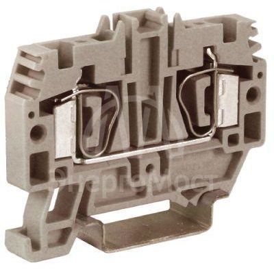 Клемма пруж. HMM.4GR 4кв.мм сер. DKC ZHM250GR
