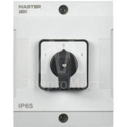 Переключатель кулачковый 40А (сх. 51) в боксе стандартная рукоятка IEK MI-CS20-040-051