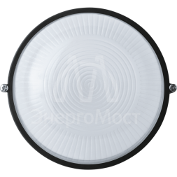 Светильник ЛОН 94 811 NBL-R1-60-E27/BL 1х60Вт E27 IP54 (аналог НПБ 1301 черн. круг 60Вт) Navigator 94811