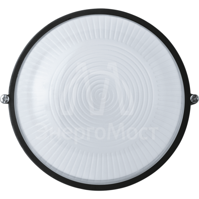 Светильник ЛОН 94 811 NBL-R1-60-E27/BL 1х60Вт E27 IP54 (аналог НПБ 1301 черн. круг 60Вт) Navigator 94811