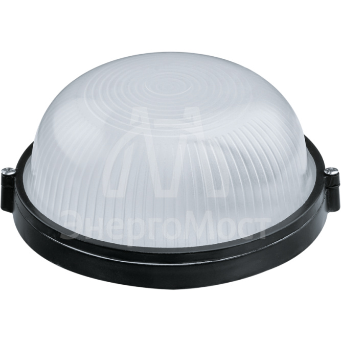 Светильник ЛОН 94 811 NBL-R1-60-E27/BL 1х60Вт E27 IP54 (аналог НПБ 1301 черн. круг 60Вт) Navigator 94811