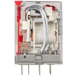 Реле промежуточное RPAt 22/4 5А 230В AC с кнопкой и мех. индикацией AVERES EKF rpat-22-4-230AC