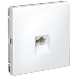 Розетка компьютерная ArtGallery RJ45 кат.6A механизм бел. SE GAL000186