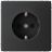Розетка ArtGallery 16А с заземл. со шторками быстрозажим. клем. механизм карбон SE GAL001045S