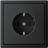 Розетка ArtGallery 16А с заземл. со шторками быстрозажим. клем. механизм карбон SE GAL001045S