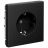 Розетка ArtGallery 16А с заземл. со шторками быстрозажим. клем. механизм карбон SE GAL001045S