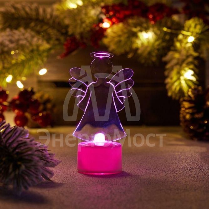 Фигура светодиодная на подставке &amp;quot;Ангел 2D&amp;quot; RGB NEON-NIGHT 501-044