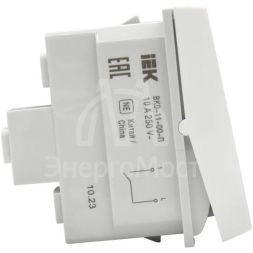 Выключатель 1-кл. 1мод. ВК0-11-00-П бел. PRIMER IEK PR-KK40D-VO-2-1-K01